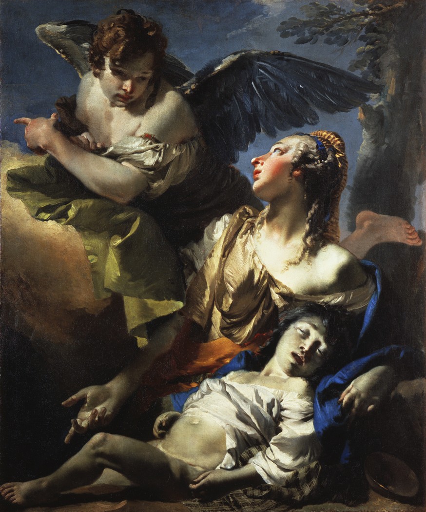 Figure 15-1: Hagar rescued by the angel, by Giambattista Tiepolo (1696–1770).